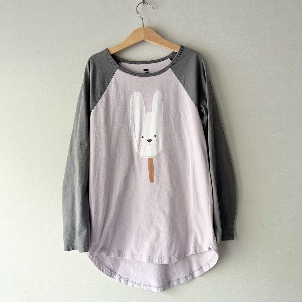 Tea Collection Bunny Rabbit Popsicle Raglan Shirt